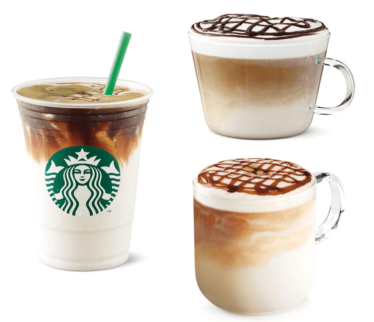 Which Starbucks Macchiato Team are you? Team Roasted Caramel or Team Chocolate Hazelnut?