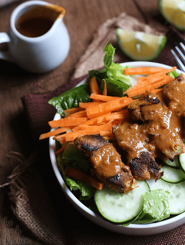 Chicken Satay Salad