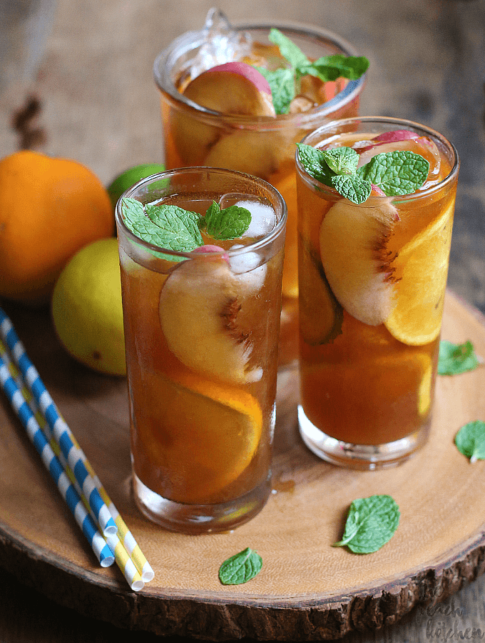 Peach and Lemon Iced Tea, Yotea