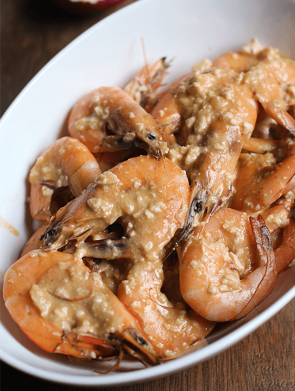 Singapore-Style Salted Egg Shrimps