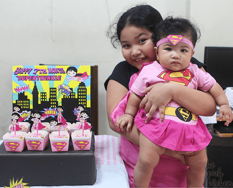 Twinkle's 7th Month Supergirl Party