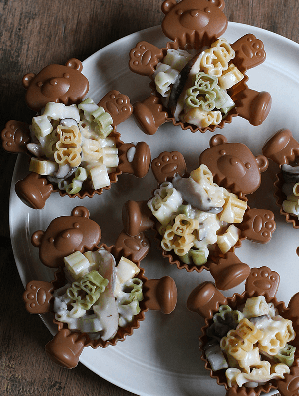 Truffle Mushroom Teddy Bear Pasta