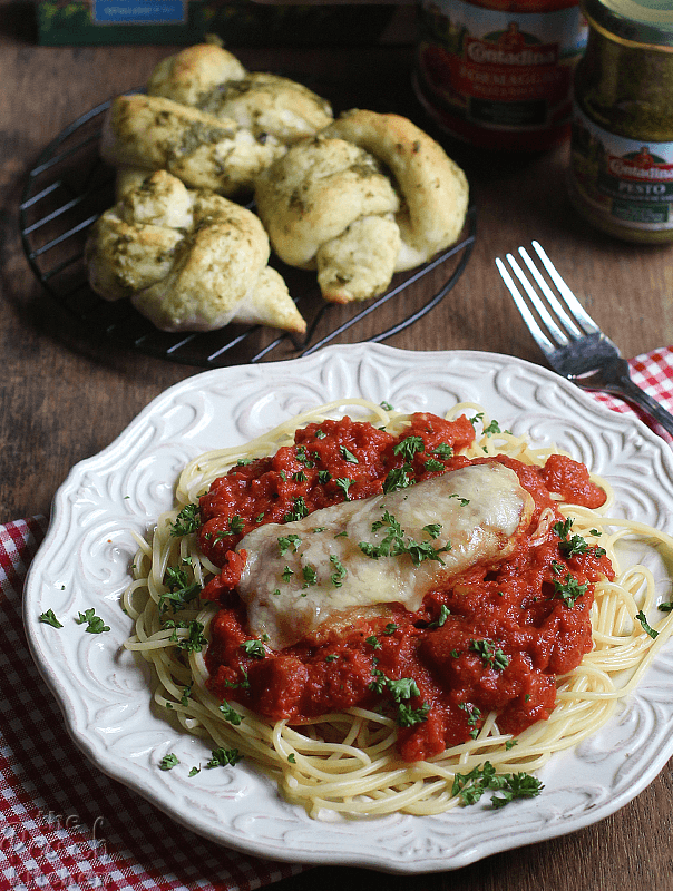 Easy Chicken Parmigiana with Contadina