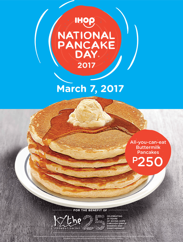 IHOP National Pancake Day 2017