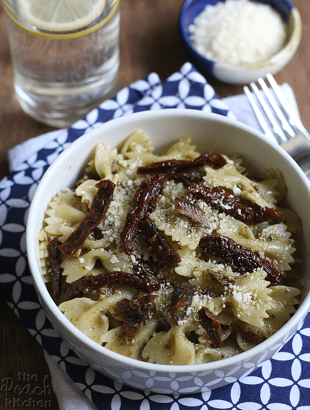 Tuyo Pesto Bowtie Pasta with Sundried-Tomato