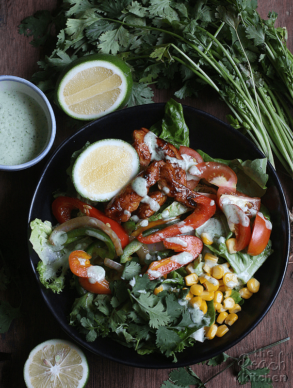 Chicken Fajita Salad Bowl