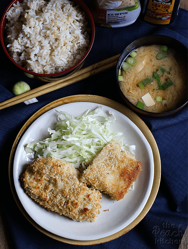 Baked Chicken Katsu and Fish Katsu