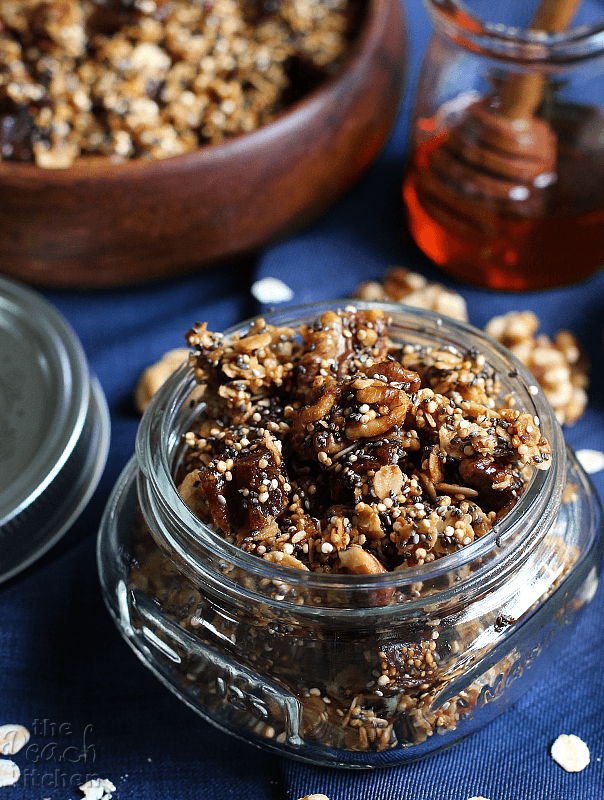 Dried Fig and Walnut Granola