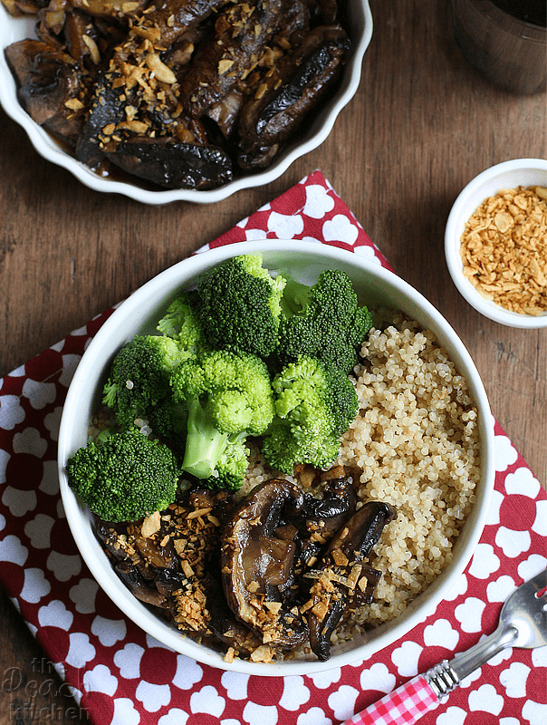 Portobello Mushroom Salpicao (Quinoa Bowl)