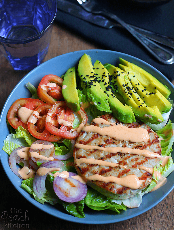 Turkey Burger Bowl