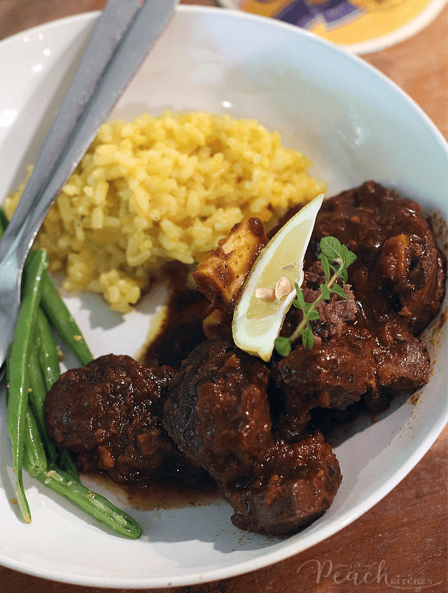 Osso Bucco at Chateau Hestia Garden restaurant, Tagaytay