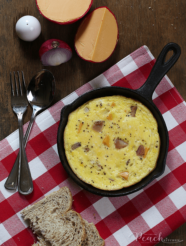 Jamon and Queso De Bola Frittata