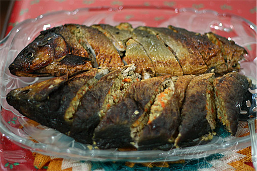 Relyenong Bangus (Stuffed Milkfish)