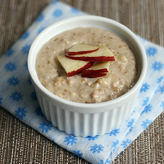 Apple Pie Oatmeal | www.thepeachkitchen.com