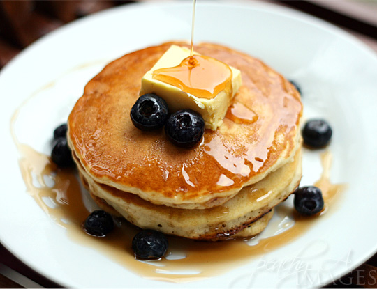 Pancakes with Blueberries