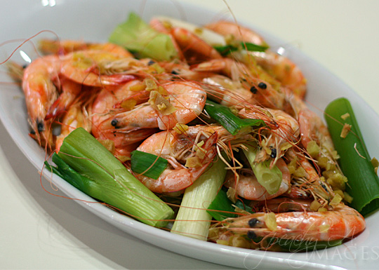 Steamed Shrimp