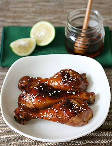 Lime and Honey-Maple Glazed Chicken | www.thepeachkitchen.com