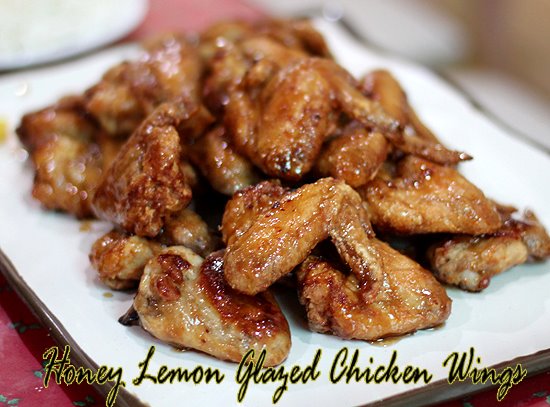 Honey-Lemon Glazed Chicken Wings