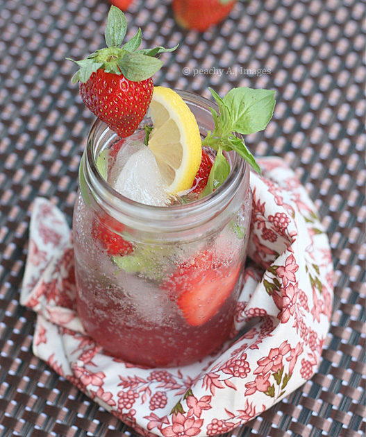 Strawberry Basil Mojito {Alcohol-Free}