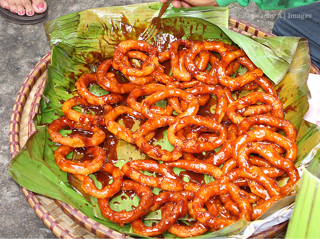 Streetfood During the Pahiyas Festival in Lucban,Quezon