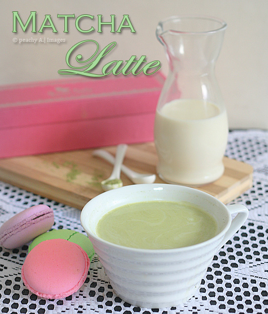 Matcha Green Tea Latte | www.thepeachkitchen.com