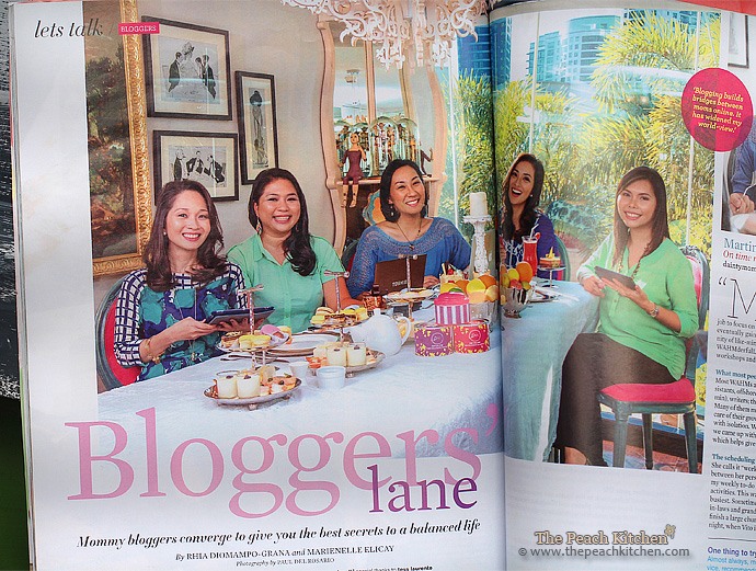 THE PEACH KITCHEN Featured at WORKING MOM July 2013