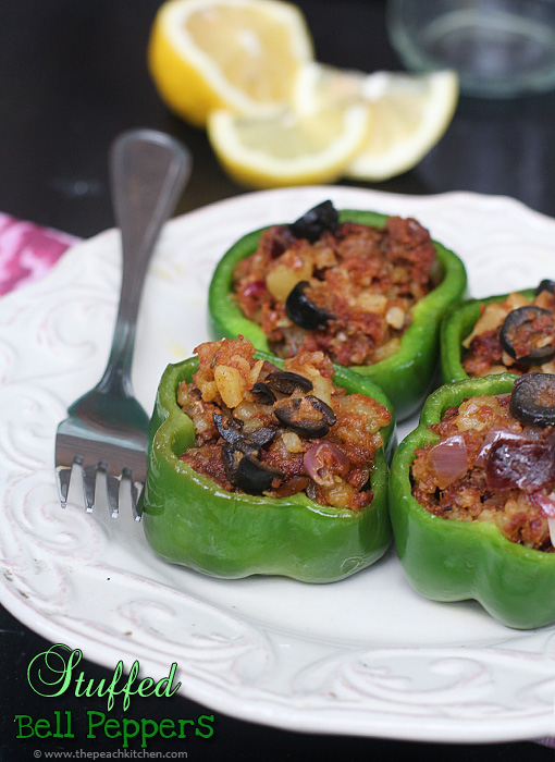 Stuffed Bell Peppers | www.thepeachkitchen.com