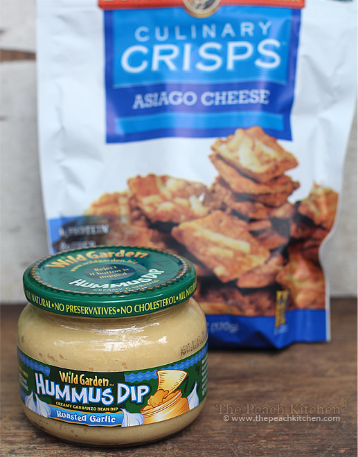 Wild Garden Hummus Dip & Doctor Kracker Culinary Crisps | www.thepeachkitchen.com