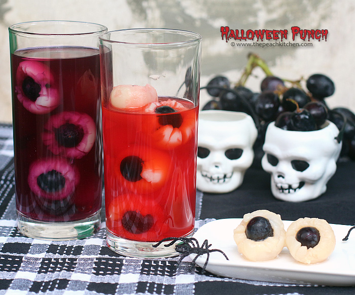 SPOOKY HALLOWEEN PUNCH | www.thepeachkitchen.com