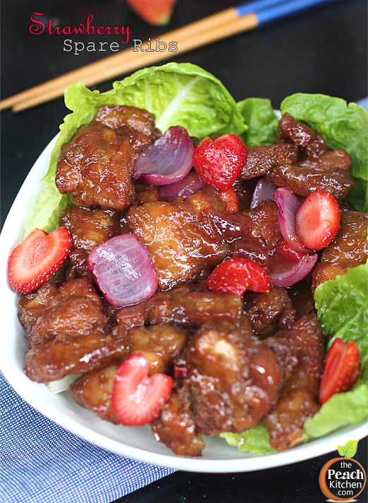 Strawberry Spare Ribs | www.thepeachkitchen.com