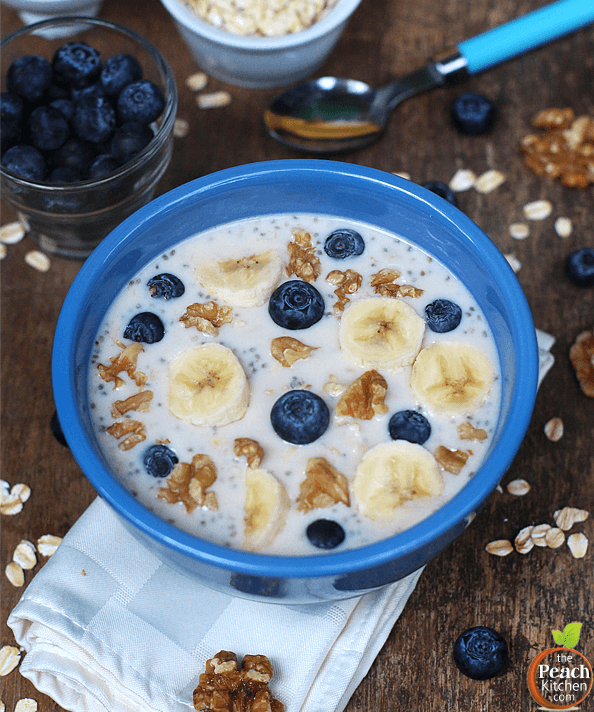 Blueberry Banana Overnight Oats