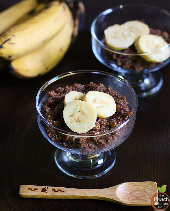 Dark Chocolate Quinoa Pudding