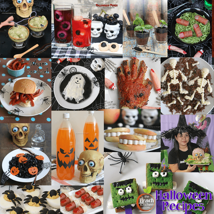 Spooky Halloween Recipes From The Peach Kitchen Halloween Party Food Ideas The Peach Kitchen