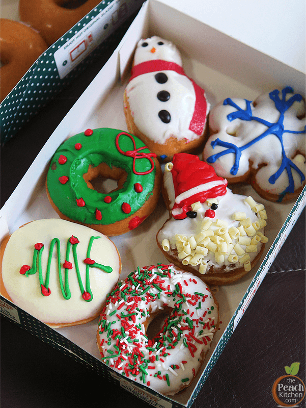 Krispy Kreme Christmas Doughnuts