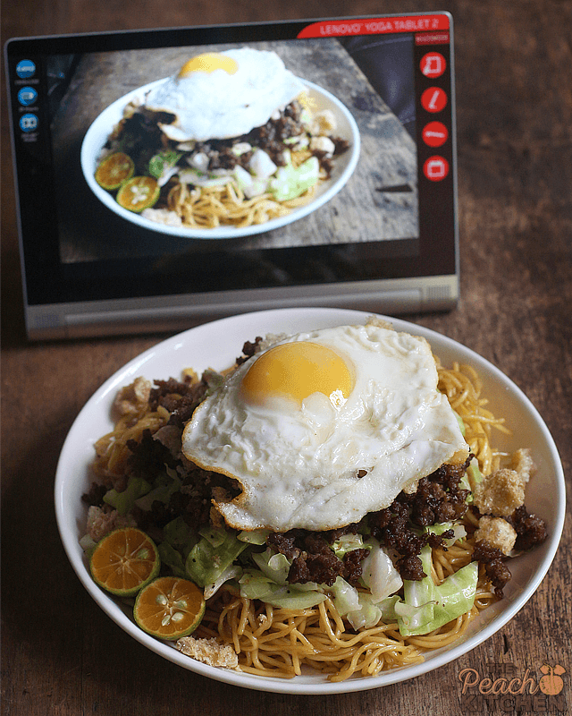 Pancit Batil Patong with Lenovo Yoga Tablet 2