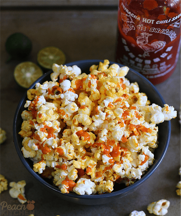 Sriracha Popcorn