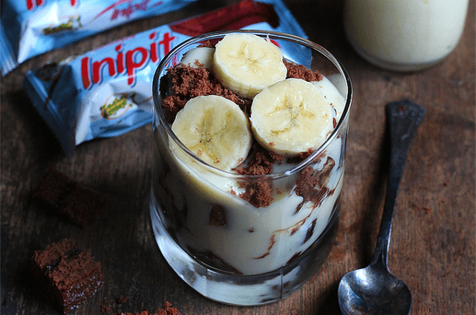 Chocolate Banana Inipit Trifle