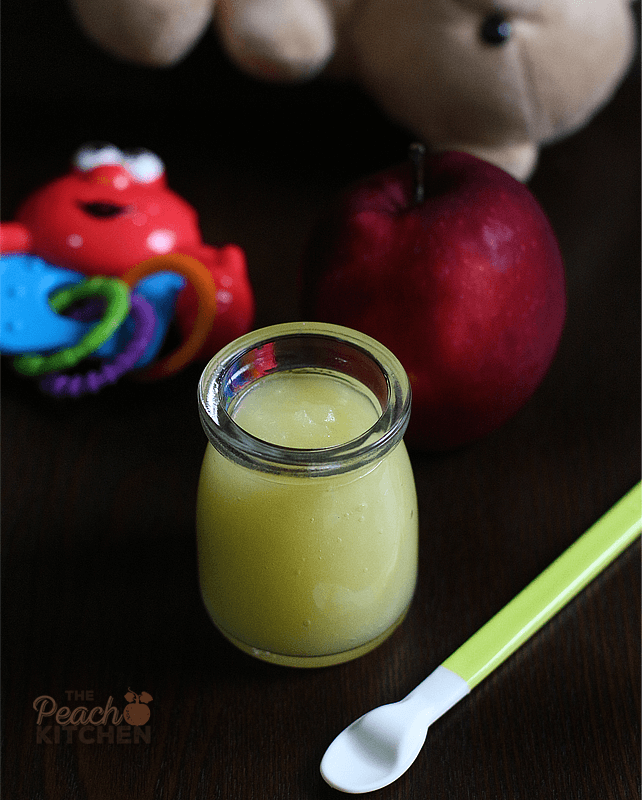 Homemade Apple Sauce for Babies