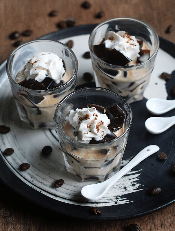 Coffee Jelly Dessert | The Peach Kitchen