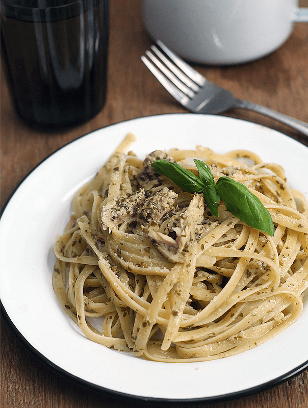 Tuna Pesto Linguine and Family Day Sunday - The Peach Kitchen