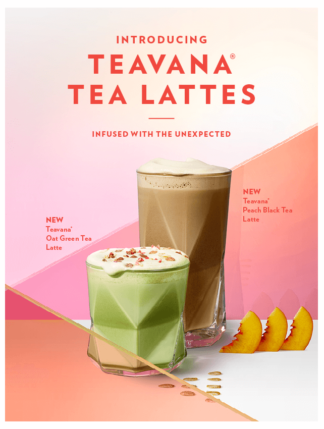 Elevated Tea Experiences With Bold, New Starbucks Teavana® Beverages