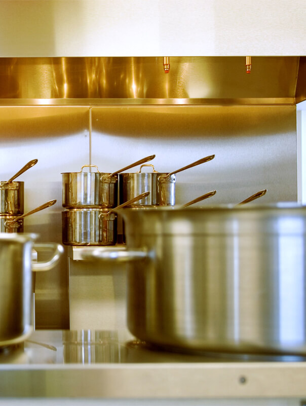 stainless pots