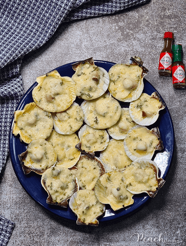 Cheesy Baked Scallops