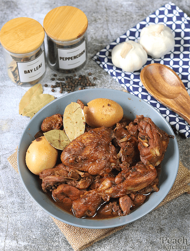 Chicken Adobo with Egg