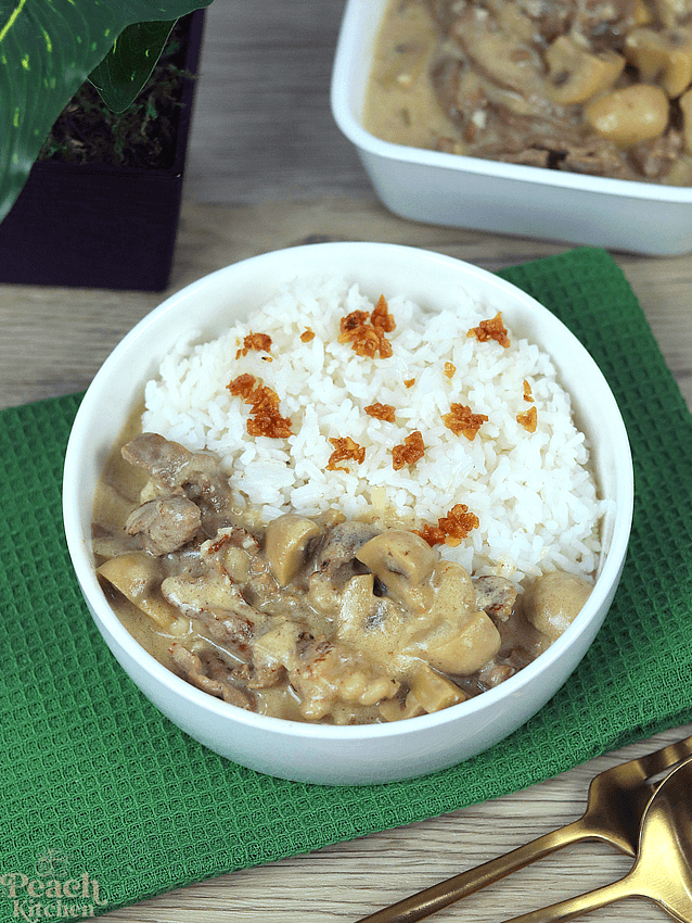 Creamy Beef with Mushrooms