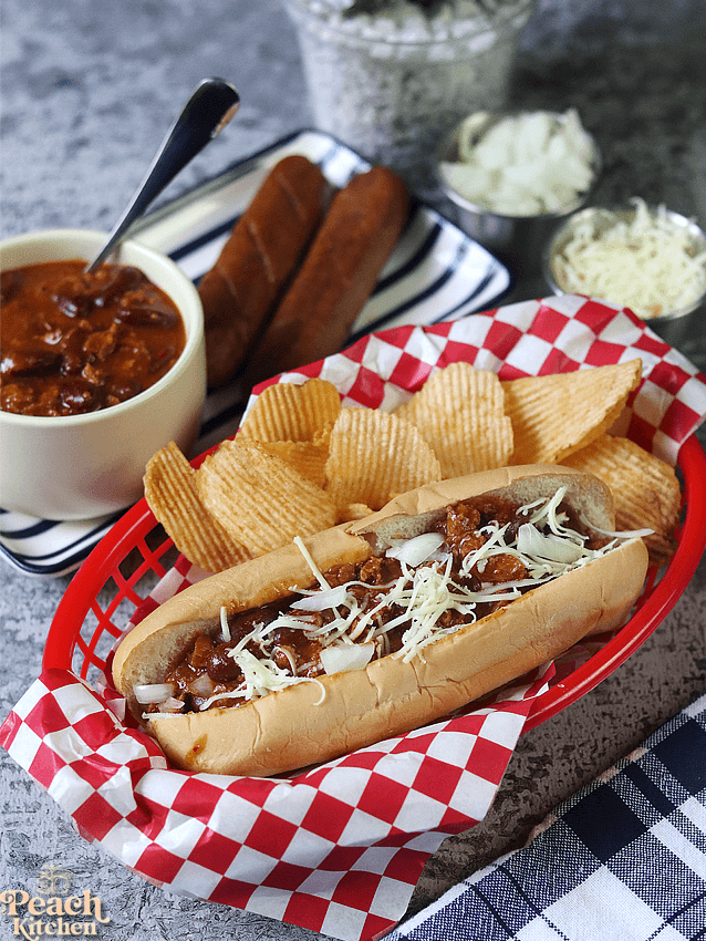 Plant-Based Chili Dog