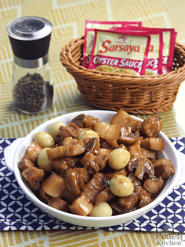 Braised Pork with Quail Eggs