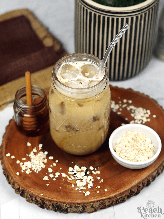Iced Honey Oat Latte