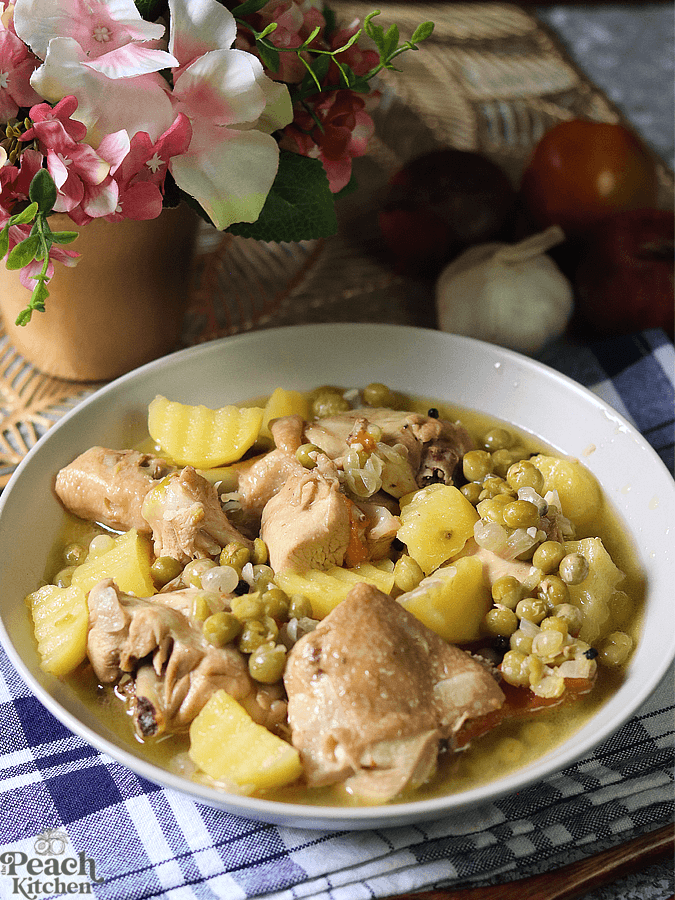 Chicken Guisantes